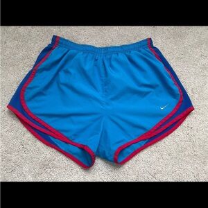 Nike Athletic Shorts in Blue and Red